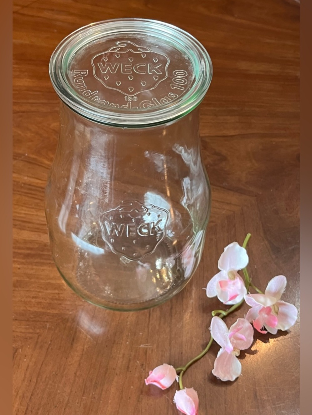 Rare Collector’s Piece: Vintage German Weck "Rundrand-Glas 100" Tulip Jar